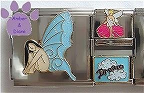 Fabulous Blue Fairy Italian Charm Megalink
