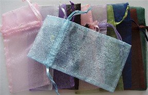 Organza Gift Bag variety of colors 6 X 3 inches Drawstring