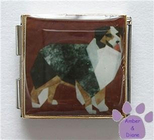 Australian Shepherd Dog Custom Photo Italian Charm Megalink