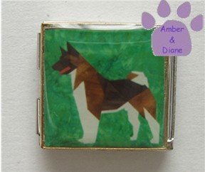 Akita Dog Custom Photo Italian Charm Megalink