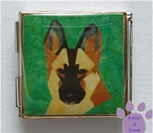 Belgian Malinois or Shepherd Megalink Custom Photo Italian Charm