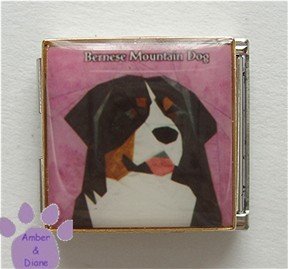 Bernese Mountain Dog Custom Photo Italian Charm Megalink