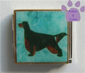Gordon Setter Dog Custom Photo Italian Charm Megalink
