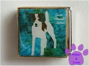 Jack Russell Terrier Dog Custom Photo Italian Charm Megalink
