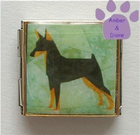 Mini Pinscher or Doberman Puppy Custom Photo Italian Charm Mega