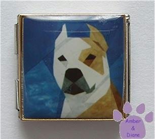 Pit Bull Terrier Custom Photo Italian Charm Megalink