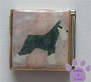 Schnauzer Custom Photo Megalink Italian Charm