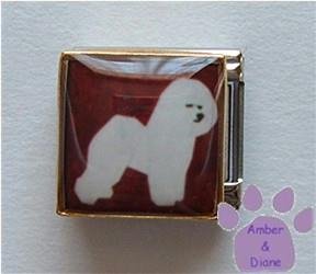 Bichon Frise 9mm Custom Photo Italian Charm