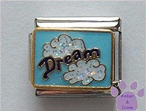 Dream set in Glitter Clouds in Sky Italian Charm Dare to Dream