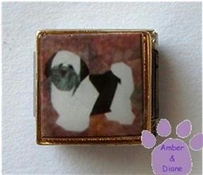 Lhasa Apso 9mm Custom Photo Italian Charm