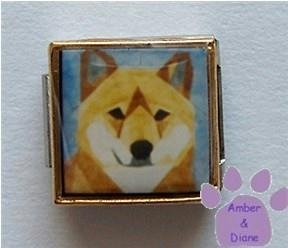 Shiba Inu Dog 9mm Custom Photo Italian Charm