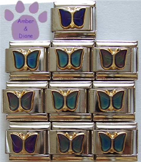 Butterfly Mood Italian charm changes color with your mood