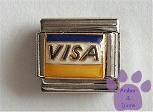 VISA Card Italian Charm - Don't leave home without it