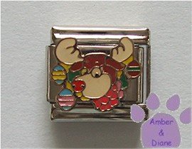 Rudolph the Red-Nosed Reindeer Italian Charm Christmas decoration