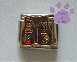 Brownie Uniform Italian Charm Vest with Badges