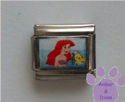 Ariel Custom Photo Italian Charm from The Little Mermaid