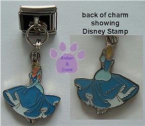 Disney Cinderella Dangle Italian Charm Princess