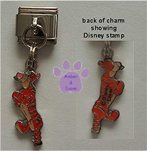 Disney Tigger Dangle Italian Charm from Winnie the Pooh