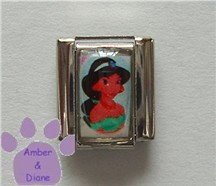 Jasmine Custom Photo Italian Charm Aladdin Disney Princess