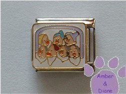 The Seven Dwarfs Italian Charm from Snow White