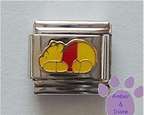Winnie the Pooh Laying Down Italian Charm, Pooh Bear