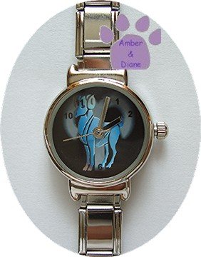 Zodiac Silvertone Italian Charm Watch ARIES March 21 to April 19