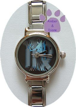 Zodiac Silvertone Italian Charm Watch VIRGO August 23 to Sept 22