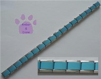Italian Charm Starter Bracelet in LIGHT BLUE