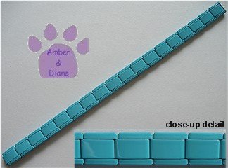 Italian Charm Starter Bracelet in Turquoise Color