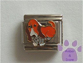 Bassett Hound Italian Charm