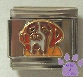 Saint Bernard Dog Italian Charm - Beethoven Dog