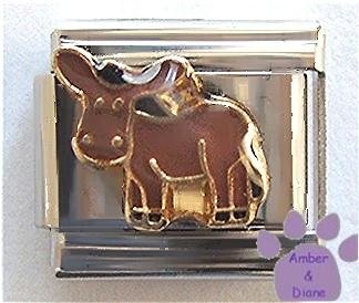 Adorable Donkey Italian Charm - Jack Ass, Mule, or Burro