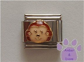 Cute Baby Monkey Face Italian Charm