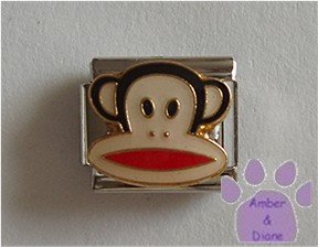 Julius Monkey Italian Charm wide-mouthed monkey face
