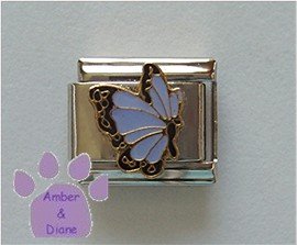 June BUTTERFLY Birthstone lavender-alexandrite pearl color wings