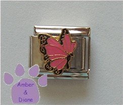 October BUTTERFLY Birthstone pink-tourmaline opal color wings