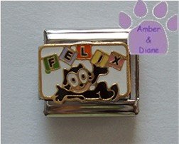 FELIX Italian Charm Cartoon Character Felix the Cat