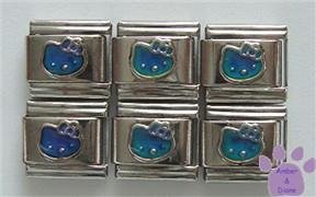 Hello Kitty Ultraviolet UV Italian Charm Changes Colors in Light