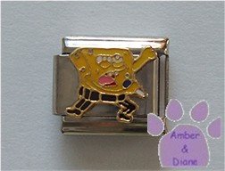 SpongeBob SquarePants Italian Charm with microphone