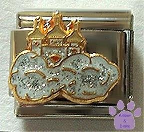 Fairy Castle in Glitter Clouds Italian Charm