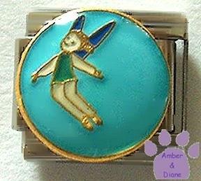Fairy Flying in the Sky Italian Charm like Tinkerbell