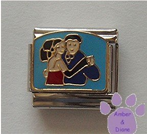 Couple Dancing Italian Charm Ballroom Dancers at a Party