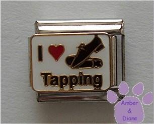 I love Tapping Italian Charm Tap Shoes for Tap Dancer