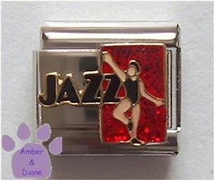JAZZ Dancer Italian Charm - Dancing, Dance