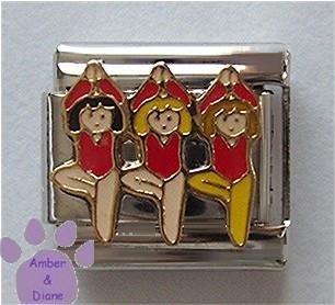 Little Girls Chorus Line Dancing Italian Charm Dance Recital