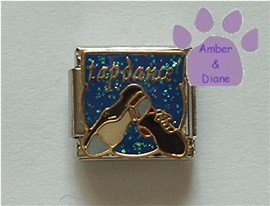 tap dance Italian Charm with Tap Shoes Ready to Dance
