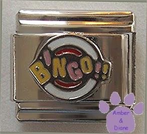 BINGO Bingo Ball Italian Charm BINGO