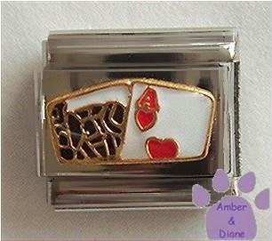 Blackjack Cards Italian Charm - Black Jack Hand