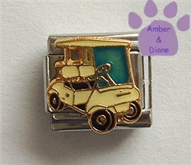 Golf Cart Italian Charm for the Avid Golfer