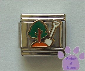 Plant a Tree Italian Charm